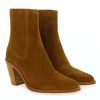 Femme Janie Philip Talons Hauteur Moyenne | Dallas Cuir Velours Camel