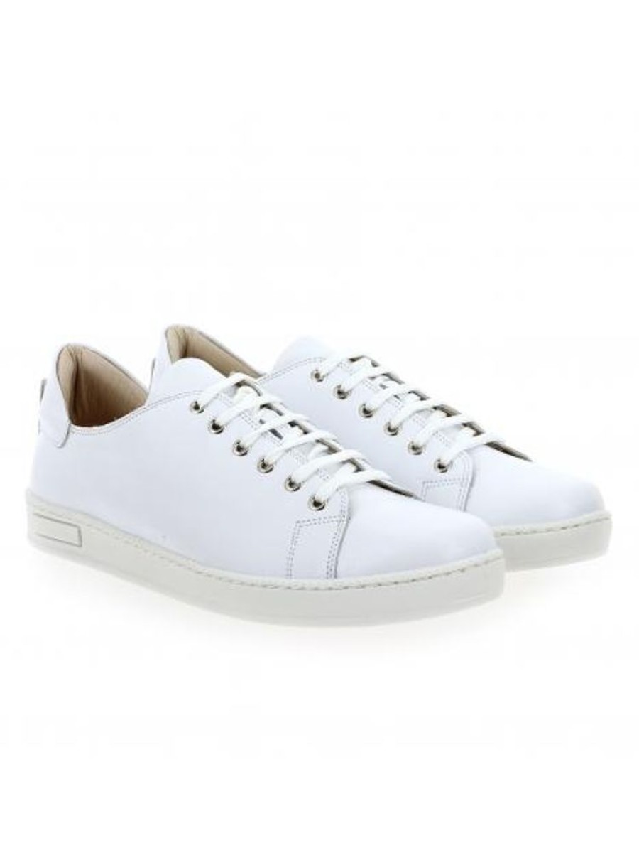 Femme Janie Philip | Corfou Cuir Blanc