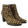 Femme Janie Philip Talons Hauteur Moyenne | Paca Cuir Facon Leopard