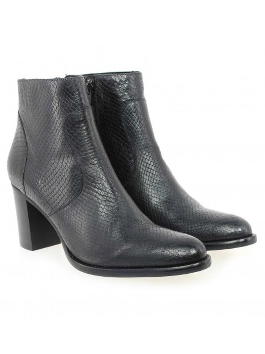 Femme Janie Philip Talons Hauteur Moyenne | Paca Serpent Noir