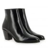 Femme Janie Philip Talons Hauteur Moyenne | Douglas Cuir Noir