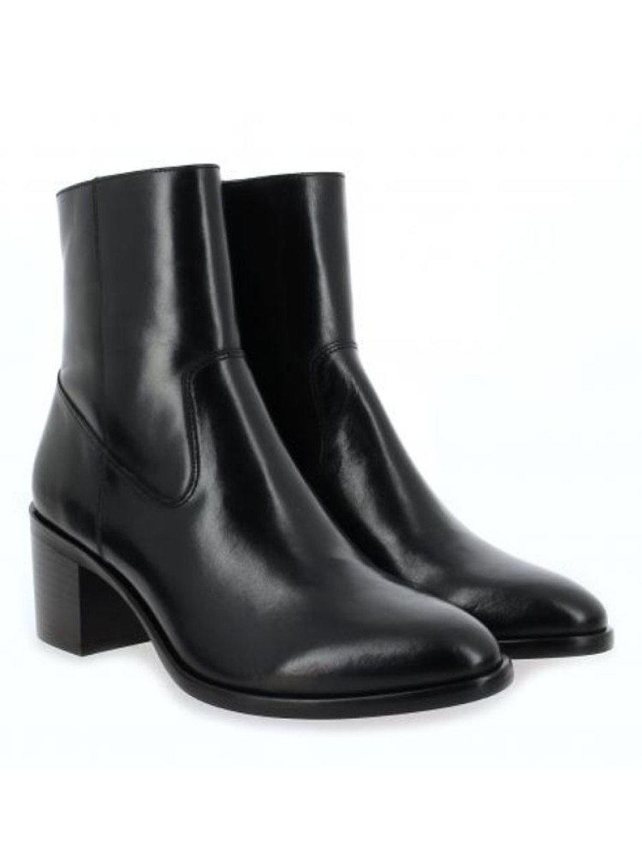 Femme Janie Philip Talons Plats Et Petits | Denis Cuir Noir