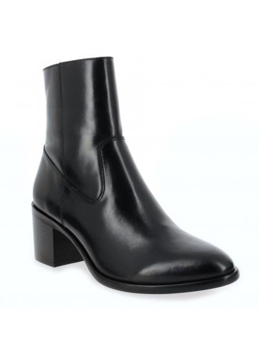 Femme Janie Philip Talons Plats Et Petits | Denis Cuir Noir