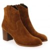 Femme Janie Philip Talons Hauteur Moyenne | Noa Cuir Velours Camel