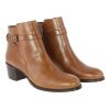 Femme Janie Philip Talons Plats Et Petits | Romeo Cuir Cognac