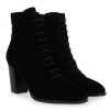 Femme Janie Philip Talons Hauteur Moyenne | Flash Cuir Velours Noir