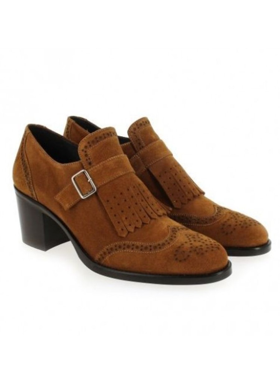 Femme Janie Philip | Agnes Cuir Velours Camel