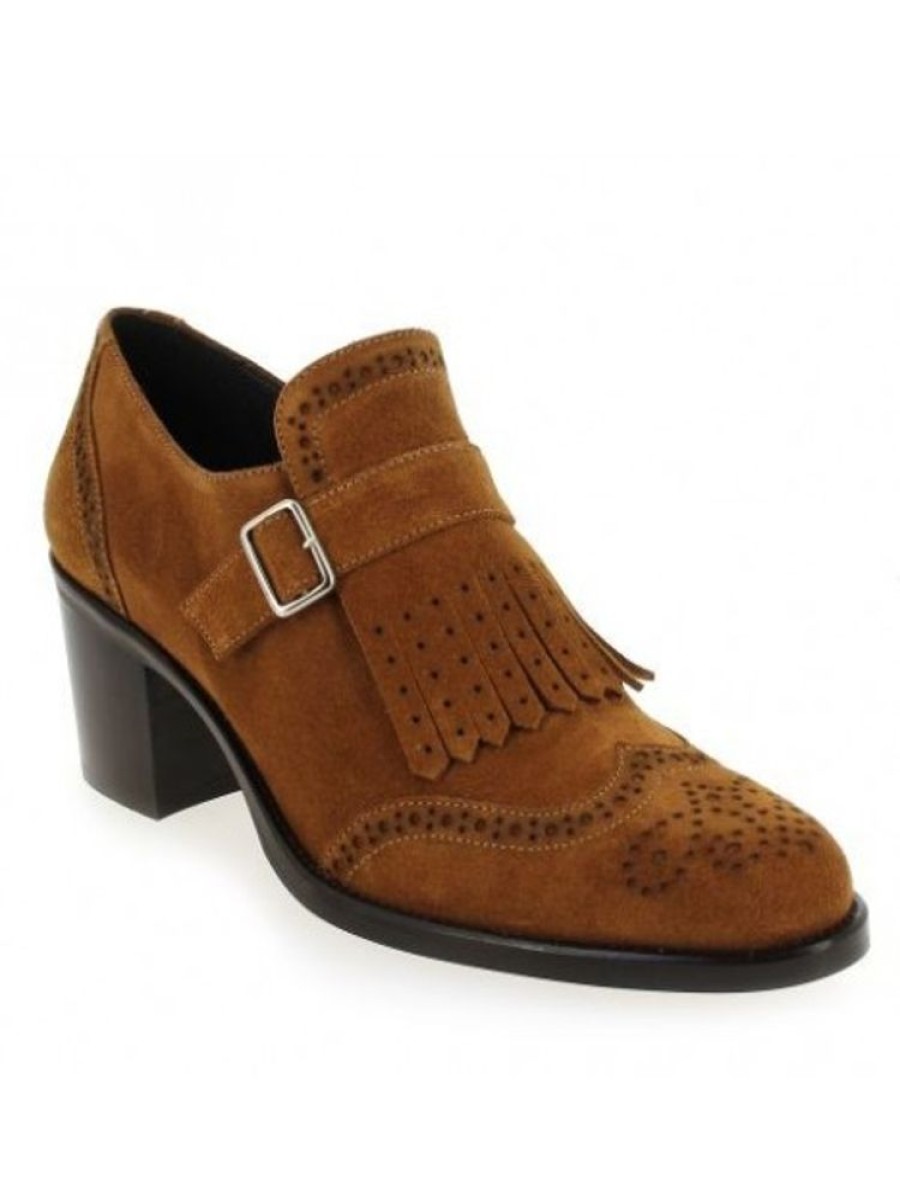 Femme Janie Philip | Agnes Cuir Velours Camel