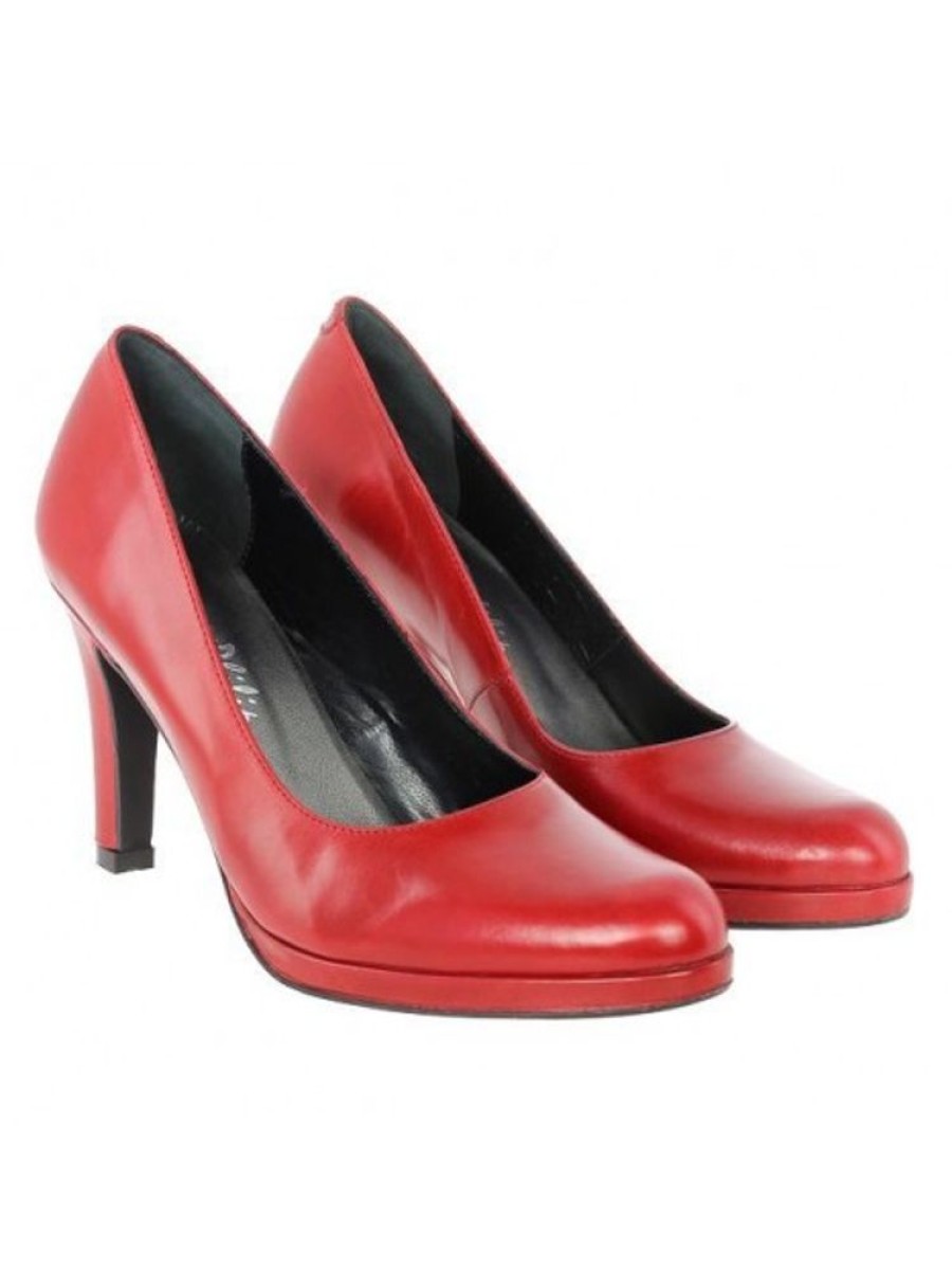 Femme Janie Philip | Tulman Cuir Rouge