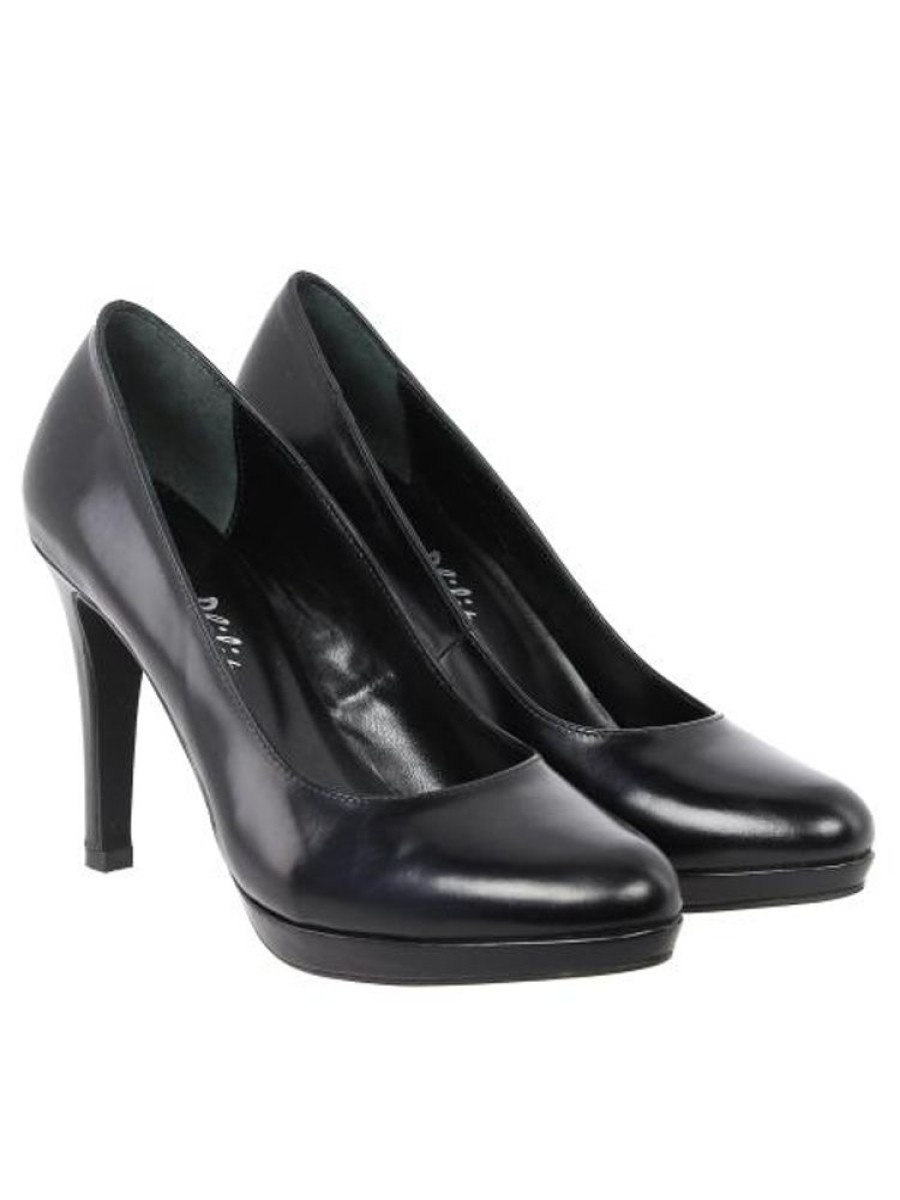 Femme Janie Philip | Pizzaro Cuir Noir