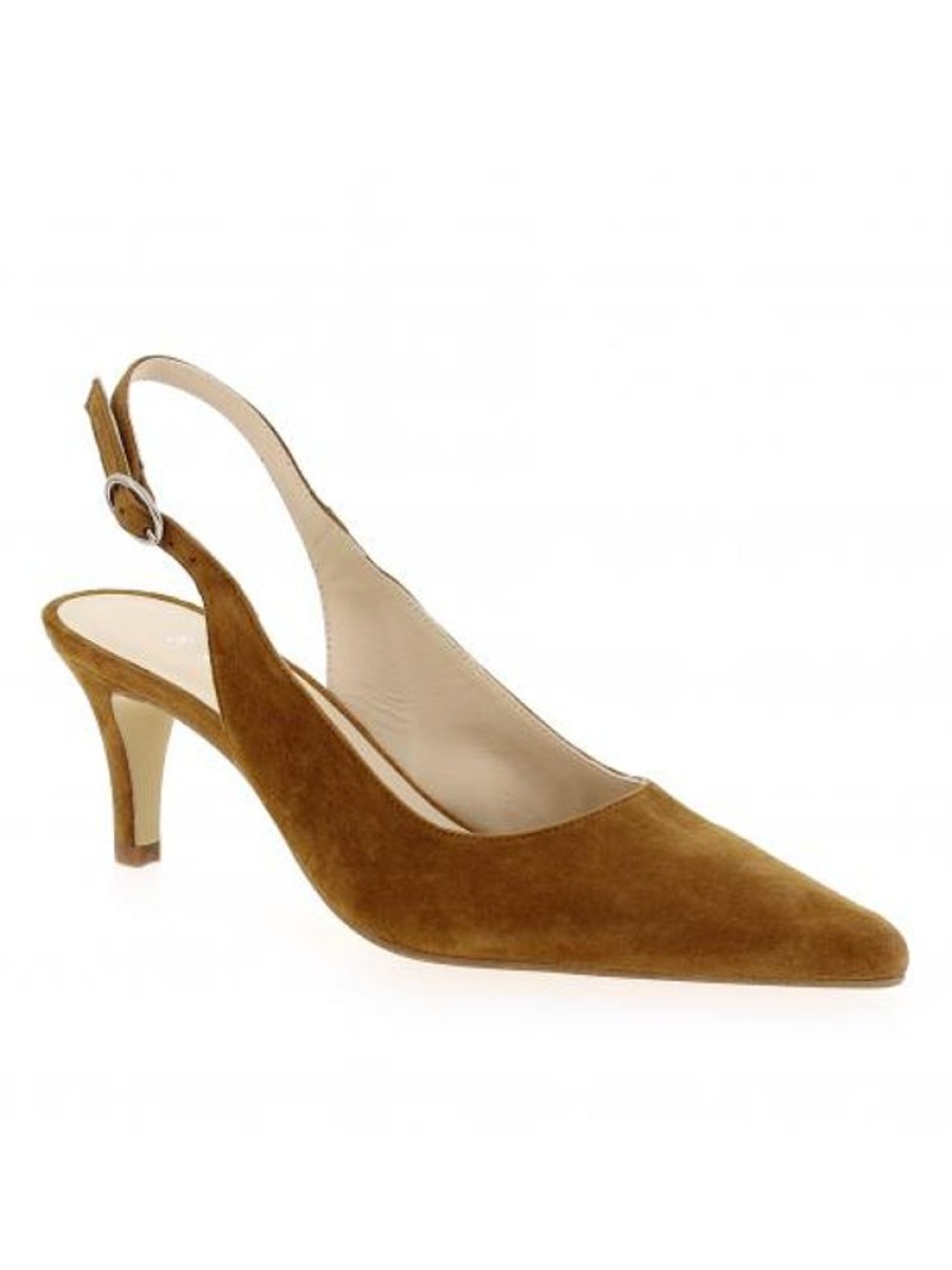 Femme Janie Philip | Emilien Cuir Velours Cognac