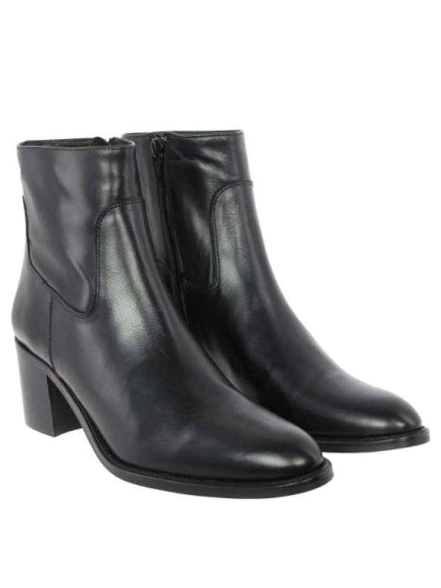 Femme Janie Philip Talons Plats Et Petits | Claudie Cuir Noir