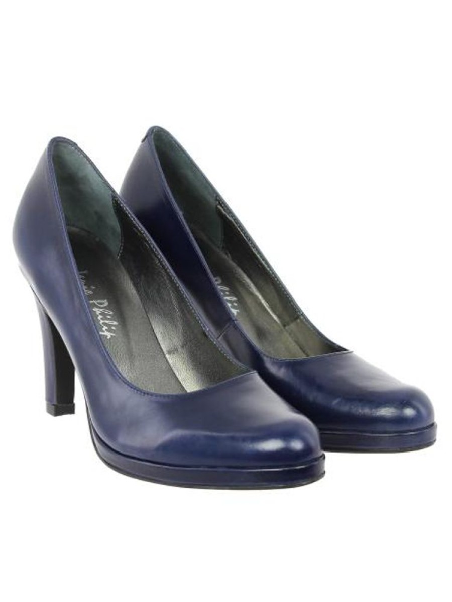 Femme Janie Philip | Tulman Cuir Bleu