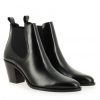 Femme Janie Philip Talons Hauteur Moyenne | Dylan Cuir Noir