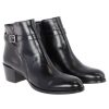 Femme Janie Philip Talons Plats Et Petits | Romeo Cuir Noir