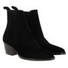 Femme Janie Philip Talons Plats Et Petits | Dalton Cuir Velours Noir