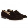 Femme Janie Philip | Dandy Cuir Velours Marron