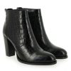 Femme Janie Philip Talons Hauts | Yvons Cuir Croco Noir