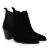 Femme Janie Philip Talons Hauteur Moyenne | Dylan Cuir Velours Noir