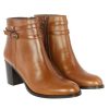 Femme Janie Philip Talons Hauteur Moyenne | Pekin Cuir Cognac