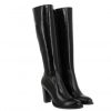 Femme Janie Philip Bottes Talon Haut | Yvette Cuir Noir