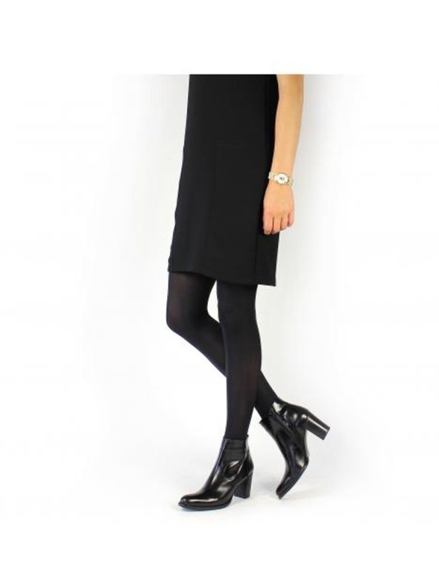 Femme Janie Philip Talons Hauteur Moyenne | Paca Cuir Noir