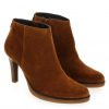 Femme Janie Philip A Patins | Max Cuir Velours Camel