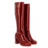 Femme Janie Philip Bottes Talon Haut | Joelle Cuir Rouge