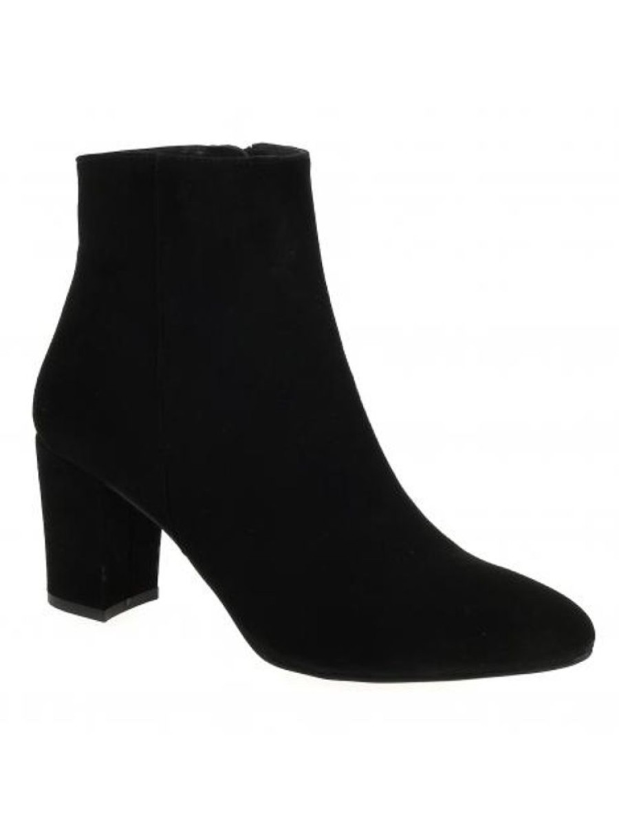 Femme Janie Philip Talons Hauteur Moyenne | Doris Cuir Velours Noir