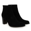 Femme Janie Philip Talons Hauteur Moyenne | Paca Cuir Velours Noir