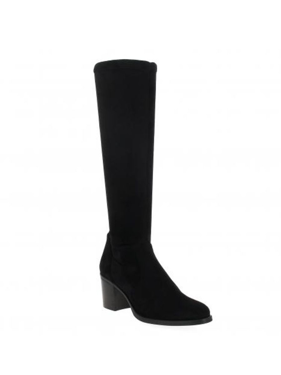 Femme Janie Philip Bottes Plats Et Petits Talons | Adeline Stretch Noir