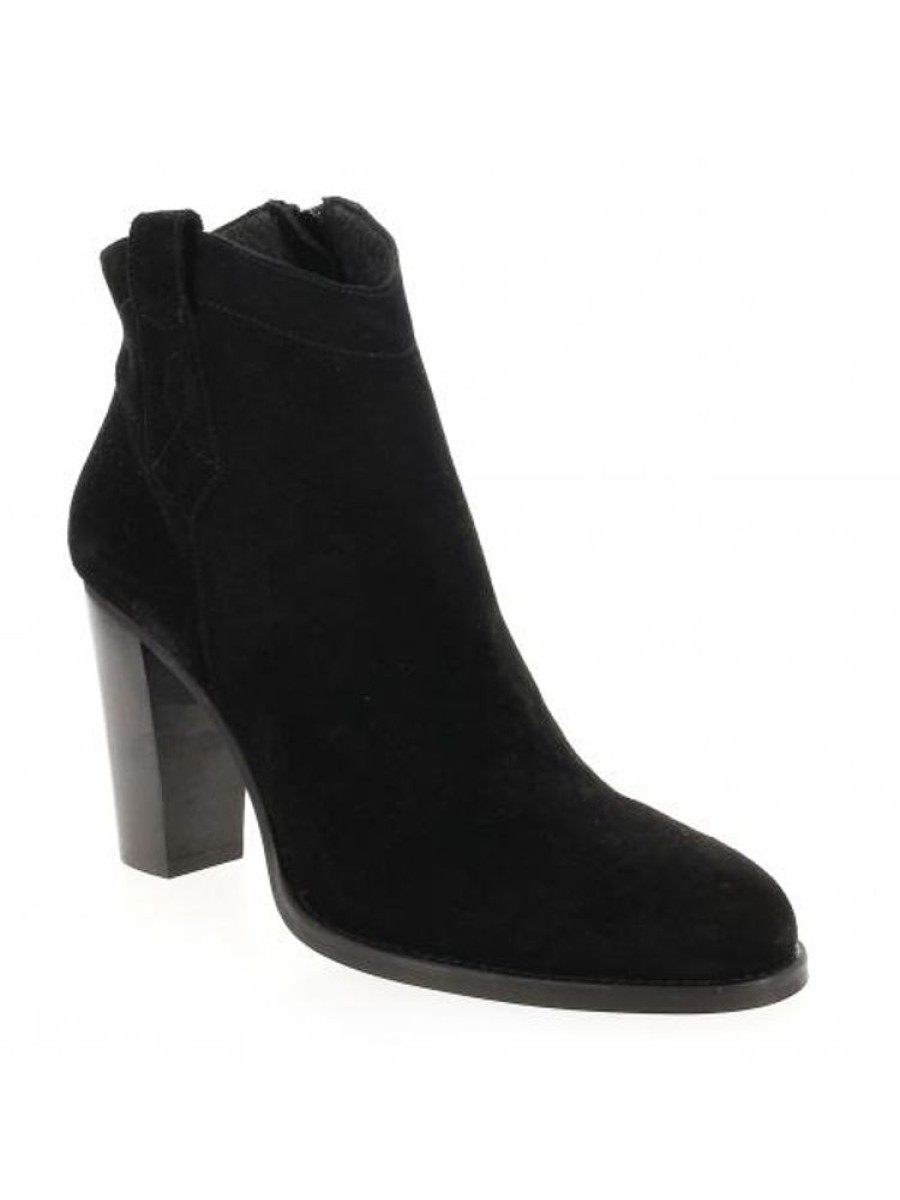 Femme Janie Philip Talons Hauts | Yoko Cuir Velours Noir