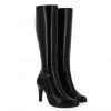 Femme Janie Philip Bottes Talon Haut | Maxime Cuir Noir