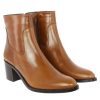 Femme Janie Philip Talons Plats Et Petits | Claudie Cuir Cognac