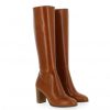 Femme Janie Philip Bottes Talon Hauteur Moyenne | Gilles Cuir Cognac